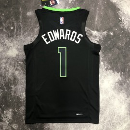 Camiseta Anthony Edwards #1 Minnesota Timberwolves 2023 Edición Flyer Negro Camiseta Anthony Edwards #1 Minnesota Timberwolves 2023 Edición Flyer Negro