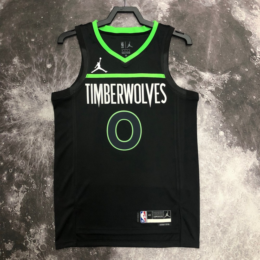 Camiseta Bill Russell #0 Minnesota Timberwolves 2023 Edición Flyer Negro Camiseta Bill Russell #0 Minnesota Timberwolves 2023 Edición Flyer Negro