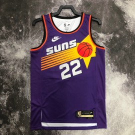 Camiseta Deandre Ayton #22 Phoenix Suns 2023 Classic Edition Púrpura