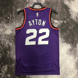 Camiseta Deandre Ayton #22 Phoenix Suns 2023 Classic Edition Púrpura Camiseta Deandre Ayton #22 Phoenix Suns 2023 Classic Edition Púrpura