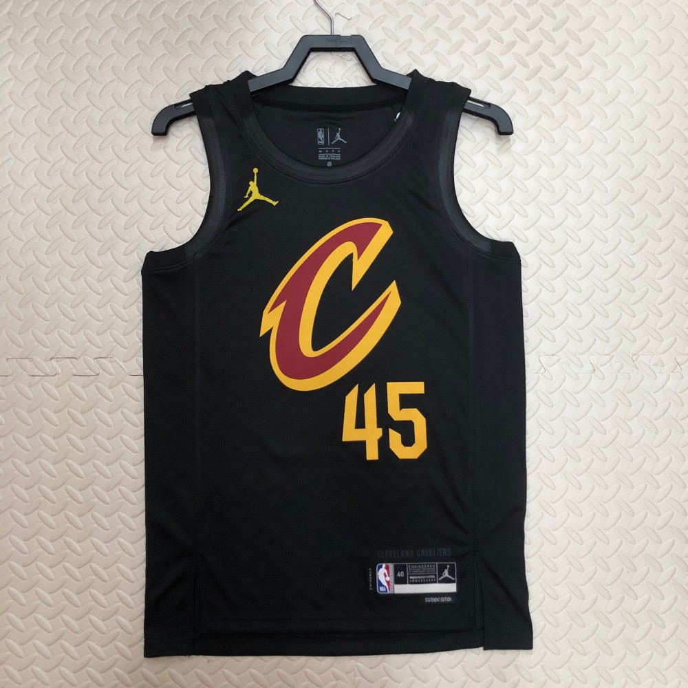 Camiseta Donovan Mitchell #45 Cleveland Cavaliers 2023 Jordan Limited Edition Negro Camiseta Donovan Mitchell #45 Cleveland Cavaliers 2023 Jordan Limited Edition Negro