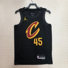 Camiseta Donovan Mitchell #45 Cleveland Cavaliers 2023 Jordan Limited Edition Negro