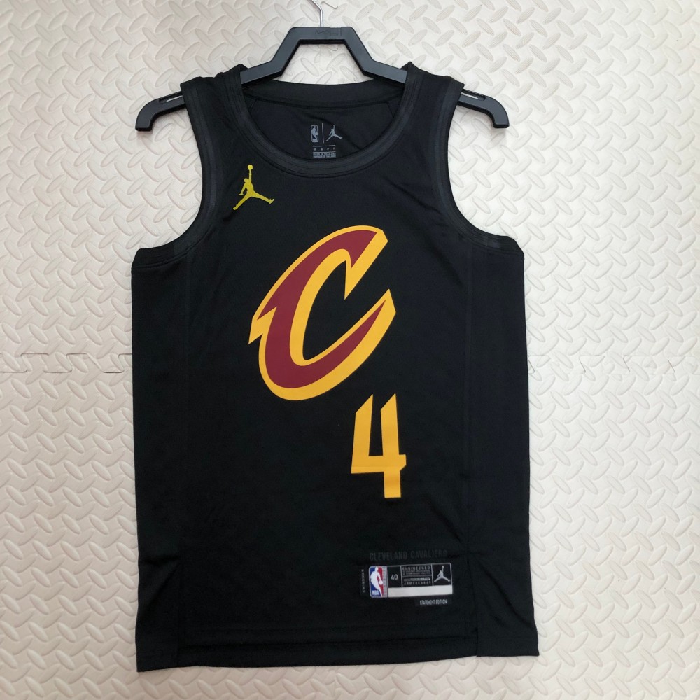 Camiseta Evan Mobley #4 Cleveland Cavaliers 2023 Jordan Limited Edition Negro Camiseta Evan Mobley #4 Cleveland Cavaliers 2023 Jordan Limited Edition Negro
