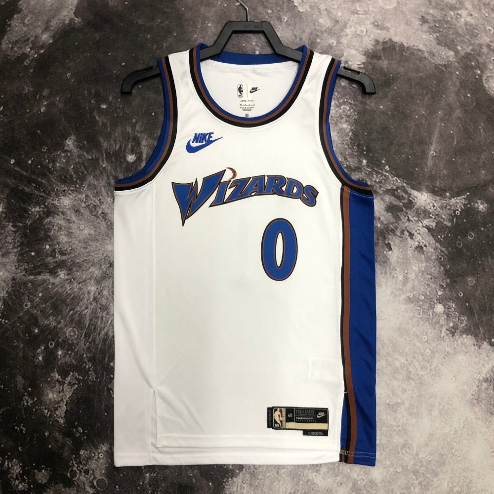 Camiseta Gilbert Arenas #0 Washington Wizards 2023 Classic Edition Blanco Camiseta Gilbert Arenas #0 Washington Wizards 2023 Classic Edition Blanco