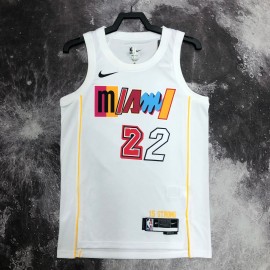 Camiseta Jimmy Butler #22 Miami Heat 2023 City Edition Blanco