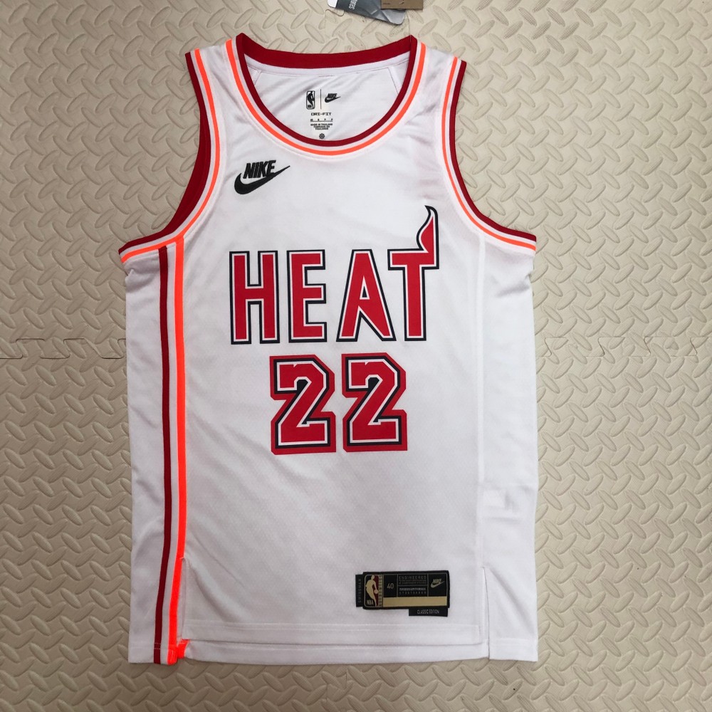 Camiseta Jimmy Butler #22 Miami Heat 2023 Classic Edition Blanco Camiseta Jimmy Butler #22 Miami Heat 2023 Classic Edition Blanco