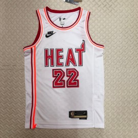 Camiseta Jimmy Butler #22 Miami Heat 2023 Classic Edition Blanco