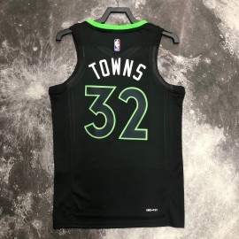 Camiseta Karl-Anthony Towns #32 Minnesota Timberwolves 2023 Edición Flyer Negro Camiseta Karl-Anthony Towns #32 Minnesota Timberwolves 2023 Edición Flyer Negro