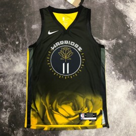 Camiseta Klay Thompson #11 Golden State Warriors 2023 City Edition Negro