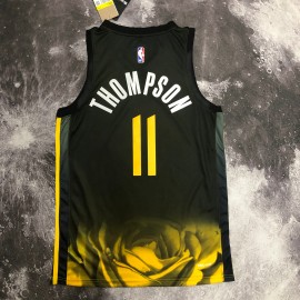 Camiseta Klay Thompson #11 Golden State Warriors 2023 City Edition Negro Camiseta Klay Thompson #11 Golden State Warriors 2023 City Edition Negro