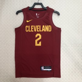 Camiseta Kyrie Irving #2 Cleveland Cavaliers 2023 Rojo