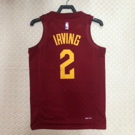 Camiseta Kyrie Irving #2 Cleveland Cavaliers 2023 Rojo Camiseta Kyrie Irving #2 Cleveland Cavaliers 2023 Rojo