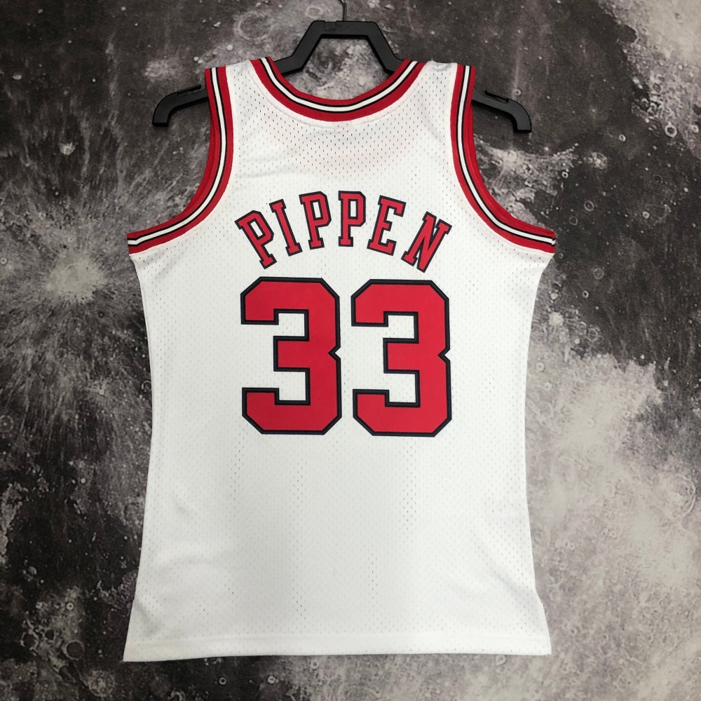 Maillot NBA Swingman Mitchell & Ness Scottie Pippen #33 Chicago Bulls 1997-98 - Rouge - Neuf