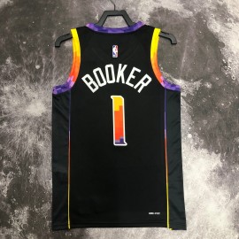 Camiseta Devin Booker #1 Phoenix Suns 2023 Jordan Limited Edition Negro Camiseta Devin Booker #1 Phoenix Suns 2023 Jordan Limited Edition Negro