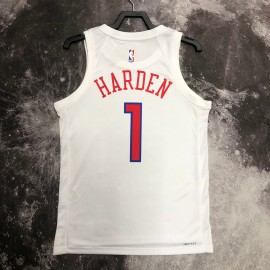 Camiseta James Harden #1 Philadelphia 76ers 2023 City Edition Blanco Camiseta James Harden #1 Philadelphia 76ers 2023 City Edition Blanco