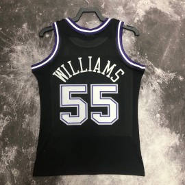 Camiseta Jason Williams #55 Sacramento Kings 2001 Clásico Edition Negro Camiseta Jason Williams #55 Sacramento Kings 2001 Clásico Edition Negro