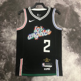 Camiseta Kawhi Leonard #2 Los Angeles Clippers 2023 City Edition Negro