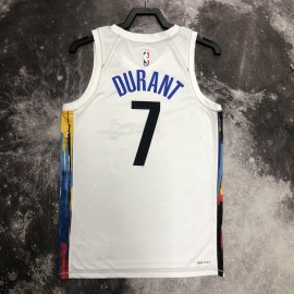 Camiseta Kevin Durant #7 Brooklyn Nets 2023 City Edition Blanco Camiseta Kevin Durant #7 Brooklyn Nets 2023 City Edition Blanco