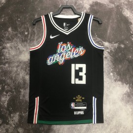 Camiseta Paul George #13 Los Angeles Clippers 2023 City Edition Negro