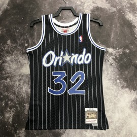 Camiseta Shaquille O'Neal #32 Orlando Magic 1995 Clásico Edition Negro