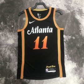 Camiseta Trae Young #11 Atlanta Hawks 2023 City Edition Negro
