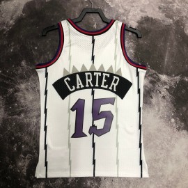 Camiseta Vince Carter #15 Toronto Raptors 1999 Clásico Edition Blanco Camiseta Vince Carter #15 Toronto Raptors 1999 Clásico Edition Blanco