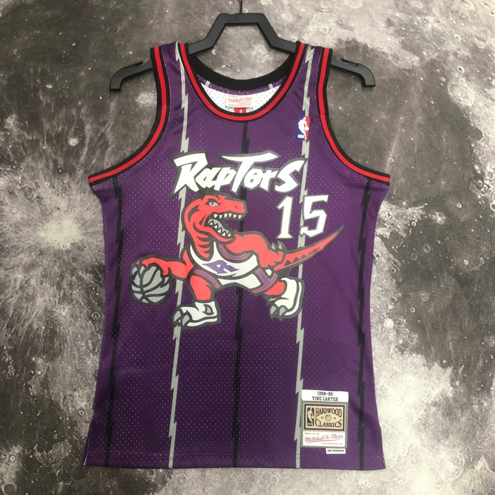 Camiseta Vince Carter #15 Toronto Raptors 1999 Clásico Edition Púrpura Camiseta Vince Carter #15 Toronto Raptors 1999 Clásico Edition Púrpura