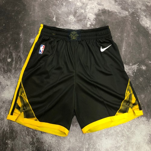 Pantalon Corto Golden State Warriors 2023 City Edition Negro