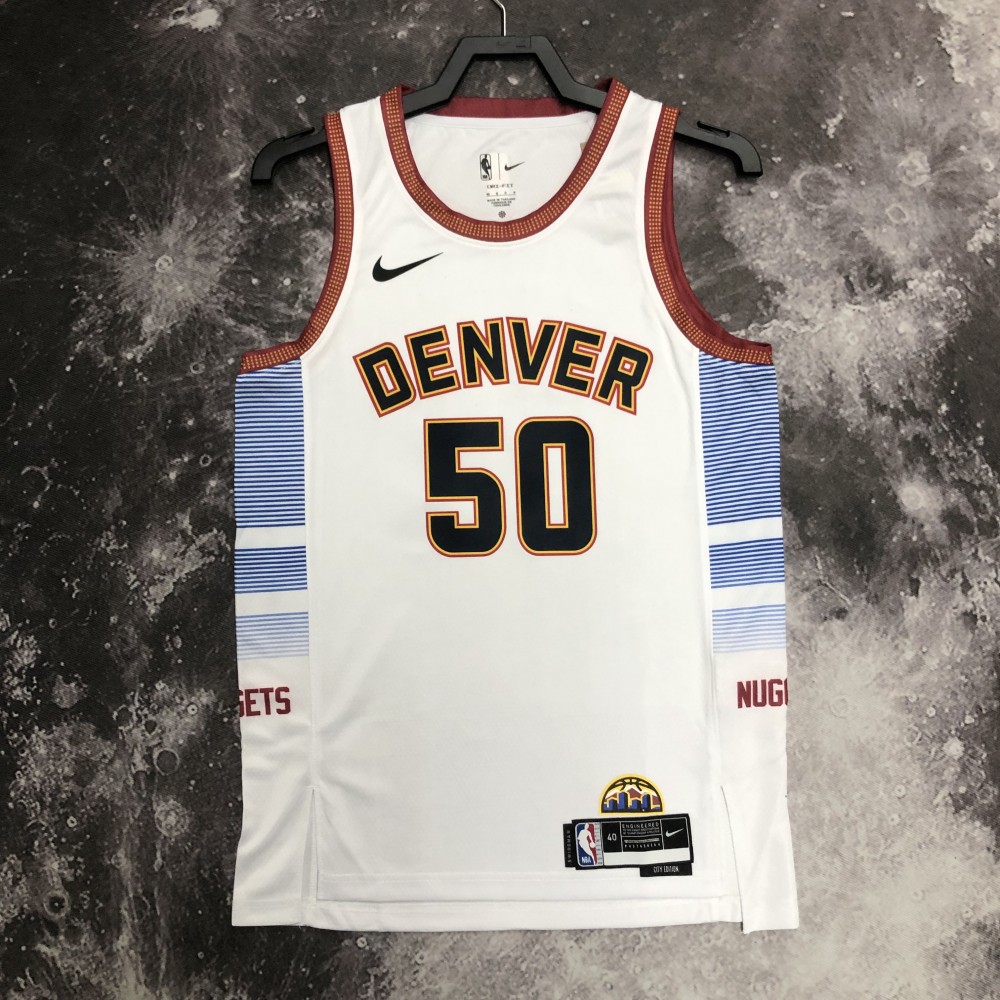 Camiseta Aaron Gordon #50 Denver Nuggets 2023 City Edition Blanco Camiseta Aaron Gordon #50 Denver Nuggets 2023 City Edition Blanco