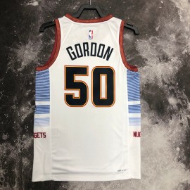 Camiseta Aaron Gordon #50 Denver Nuggets 2023 City Edition Blanco Camiseta Aaron Gordon #50 Denver Nuggets 2023 City Edition Blanco