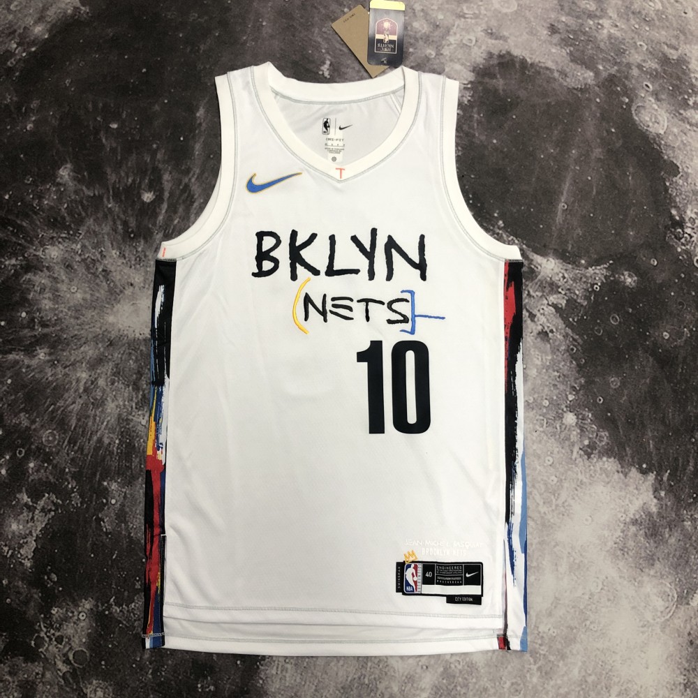 Camiseta Ben Simmons #10 Brooklyn Nets 2023 City Edition Blanco Camiseta Ben Simmons #10 Brooklyn Nets 2023 City Edition Blanco