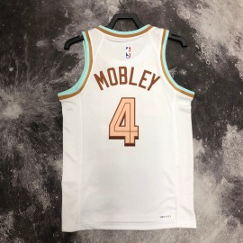 Camiseta Evan Mobley #4 Cleveland Cavaliers 2023 City Edition Blanco Camiseta Evan Mobley #4 Cleveland Cavaliers 2023 City Edition Blanco