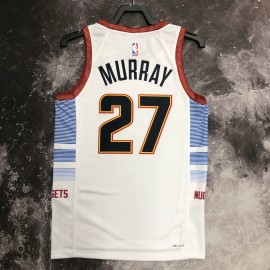 Camiseta Jamal Murray #27 Denver Nuggets 2023 City Edition Blanco Camiseta Jamal Murray #27 Denver Nuggets 2023 City Edition Blanco