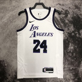 Camiseta Kobe Bryant #24 Los Angeles Lakers 2023 City Edition Blanco
