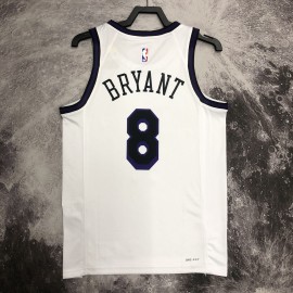 Camiseta Kobe Bryant #8 Los Angeles Lakers 2023 City Edition Blanco