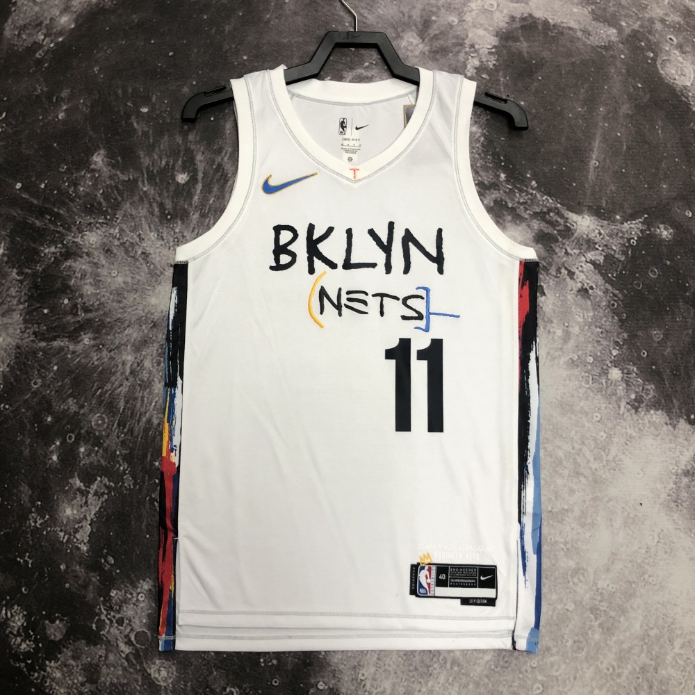 Camiseta Kyrie Irving #11 Brooklyn Nets 2023 City Edition Blanco Camiseta Kyrie Irving #11 Brooklyn Nets 2023 City Edition Blanco