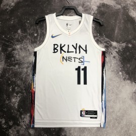 Camiseta Kyrie Irving #11 Brooklyn Nets 2023 City Edition Blanco