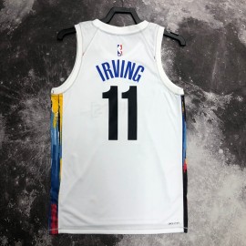 Camiseta Kyrie Irving #11 Brooklyn Nets 2023 City Edition Blanco Camiseta Kyrie Irving #11 Brooklyn Nets 2023 City Edition Blanco