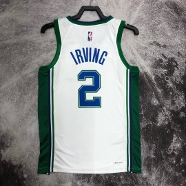Camiseta Kyrie Irving #2 Dallas Mavericks 2022 City Edition Blanco Camiseta Kyrie Irving #2 Dallas Mavericks 2022 City Edition Blanco