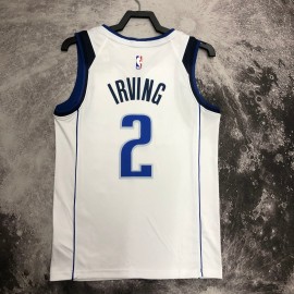 Camiseta Kyrie Irving #2 Dallas Mavericks Blanco Camiseta Kyrie Irving #2 Dallas Mavericks Blanco