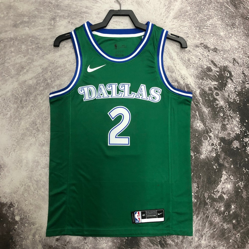Camiseta Kyrie Irving #2 Dallas Mavericks Classic Edition Verde Camiseta Kyrie Irving #2 Dallas Mavericks Classic Edition Verde