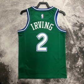 Camiseta Kyrie Irving #2 Dallas Mavericks Classic Edition Verde Camiseta Kyrie Irving #2 Dallas Mavericks Classic Edition Verde
