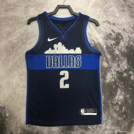 Camiseta Kyrie Irving #2 Dallas Mavericks Negro/Azul