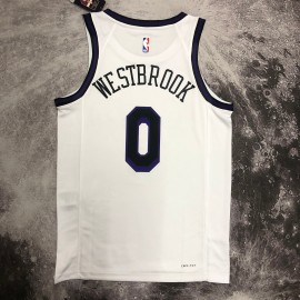 Camiseta Russell Westbrook #0 Los Angeles Lakers 2023 City Edition Blanco Camiseta Russell Westbrook #0 Los Angeles Lakers 2023 City Edition Blanco