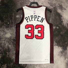 Camiseta Scottie Pippen #33 Chicago Bulls 2023 City Edition Blanco