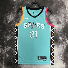 Camiseta Tim Duncan #21 San Antonio Spurs 2023 City Edition Verde