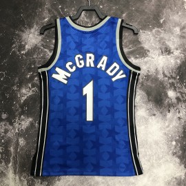 Camiseta Tracy McGrady #1 Orlando Magic 2001 Azul