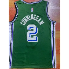 Camiseta Cade Cunningham #2 Detroit Pistons 2023 Verde Camiseta Cade Cunningham #2 Detroit Pistons 2023 Verde