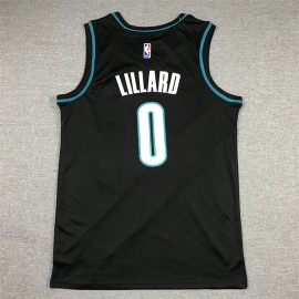 Camiseta Damian Lillard #0 Portland Trail Blazers 2023 City Edition Negro Camiseta Damian Lillard #0 Portland Trail Blazers 2023 City Edition Negro