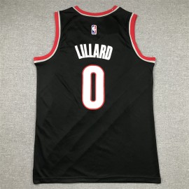 Camiseta Damian Lillard #0 Portland Trail Blazers 2023 Negro Camiseta Damian Lillard #0 Portland Trail Blazers 2023 Negro